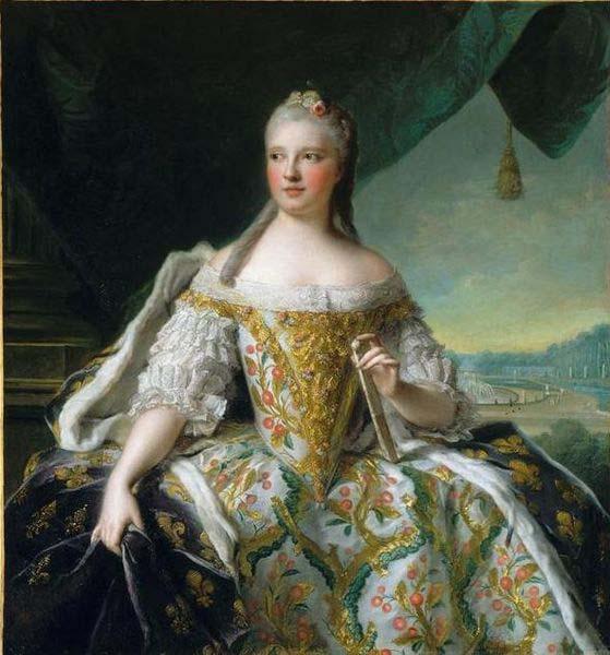 Jjean-Marc nattier Marie-Josephe de Saxe, Dauphine de France dite autrfois Madame de France Sweden oil painting art